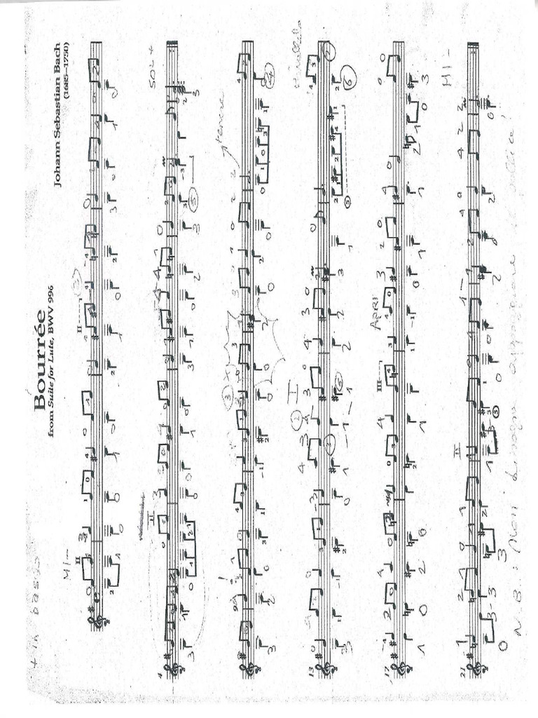 Bach Bourree | PDF