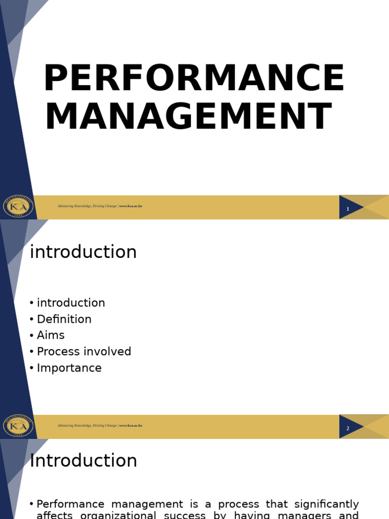 Performance Management Overview Guide | PDF | Performance Appraisal ...