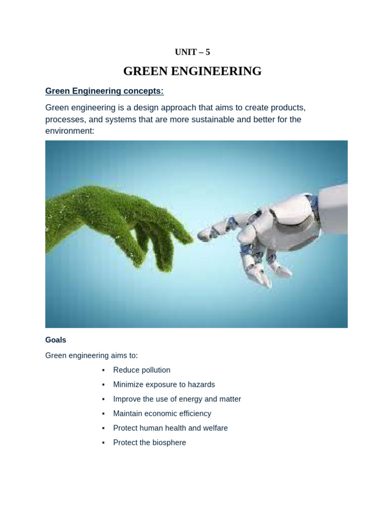UNIT-5 | PDF | Sustainability | Efficient Energy Use