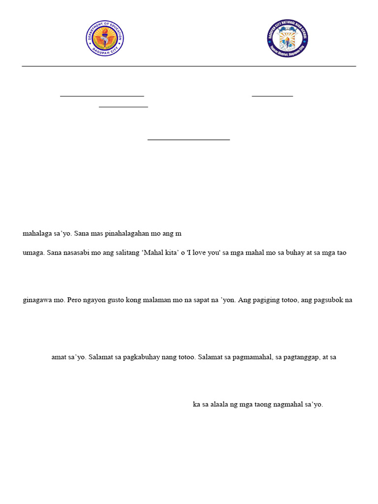 Habilin Sa Sarili | PDF