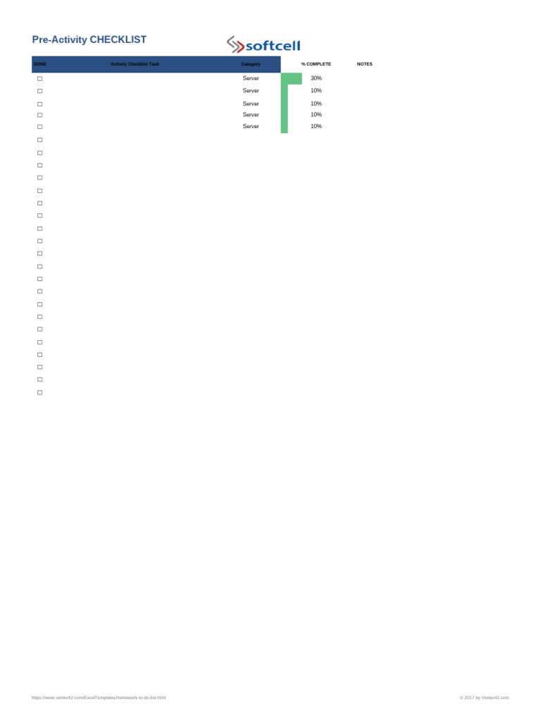 Homework To-Do List Template | PDF