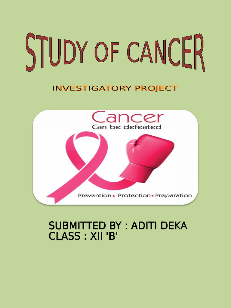 Cancer Ip Coverpage | PDF