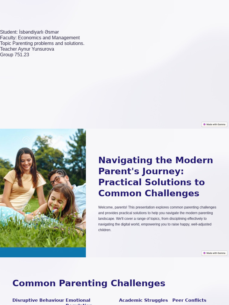 Modern Parenting: Challenges & Solutions | PDF | Parenting | Reinforcement