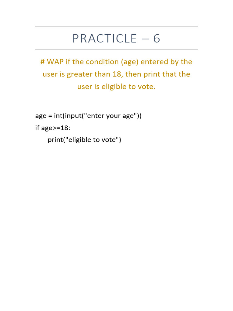 Age Verification for Voting Eligibility | PDF