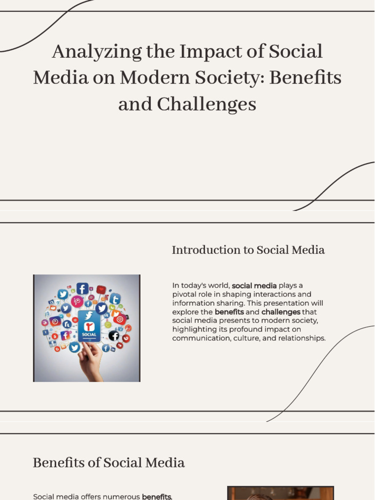 Social Media's Impact on Society | PDF | Social Media | Popular Culture ...