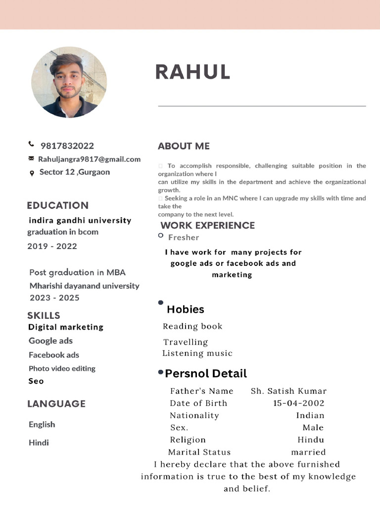Rahul - 3 | PDF