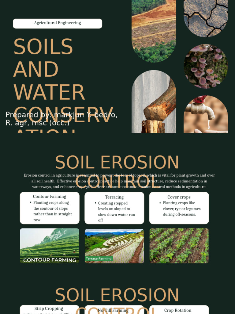 Soil and Water Conservation Techniques | PDF | Soil | Tillage