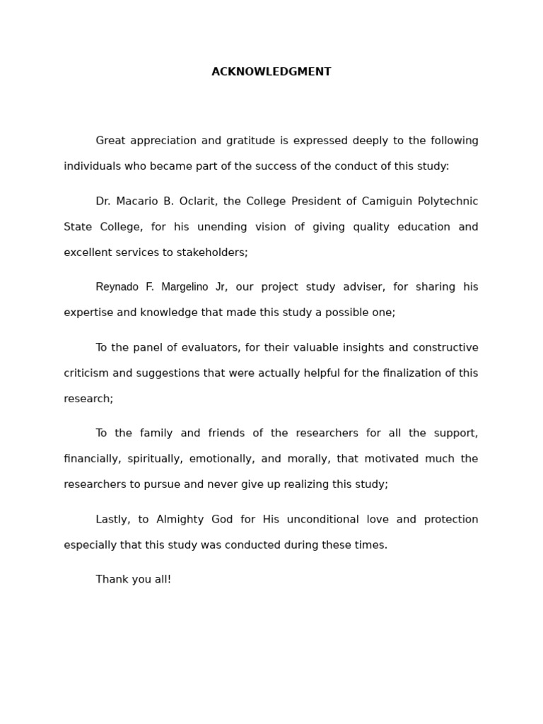 ACKNOWLEDGMENT-WPS Office | PDF