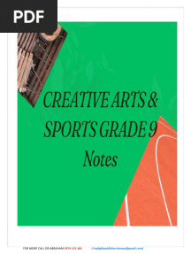 Grade 9 Creative Arts Notes-1