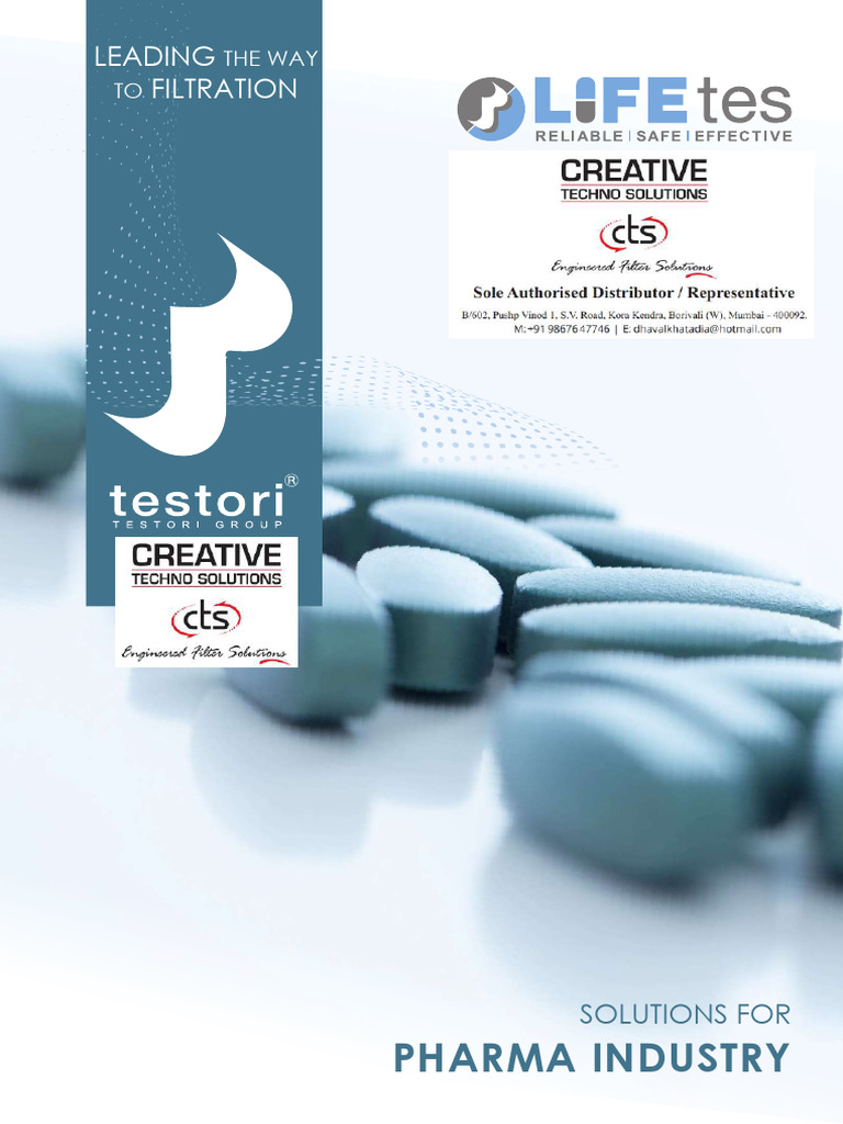 Filtration Solutions for Pharma Industry | PDF | Filtration ...