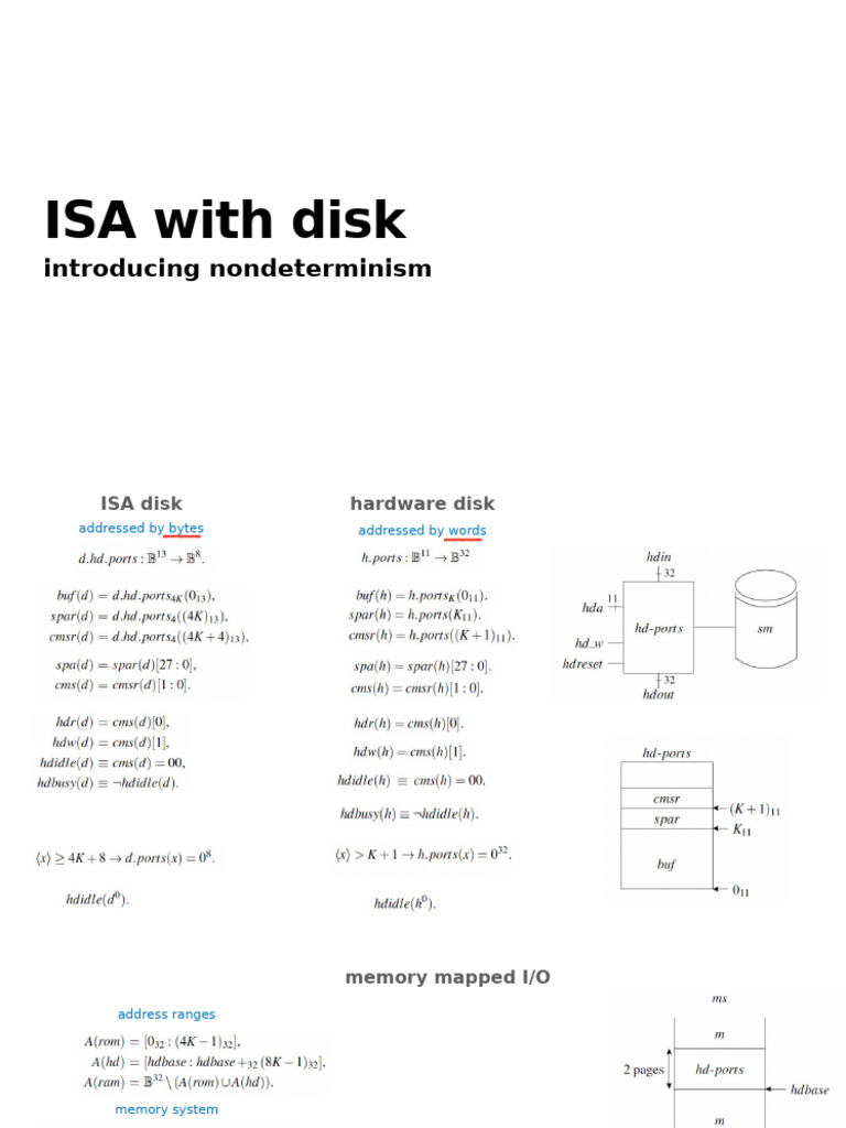 OS-support-7-p Nondet ISA With Disk | PDF | Central Processing Unit ...