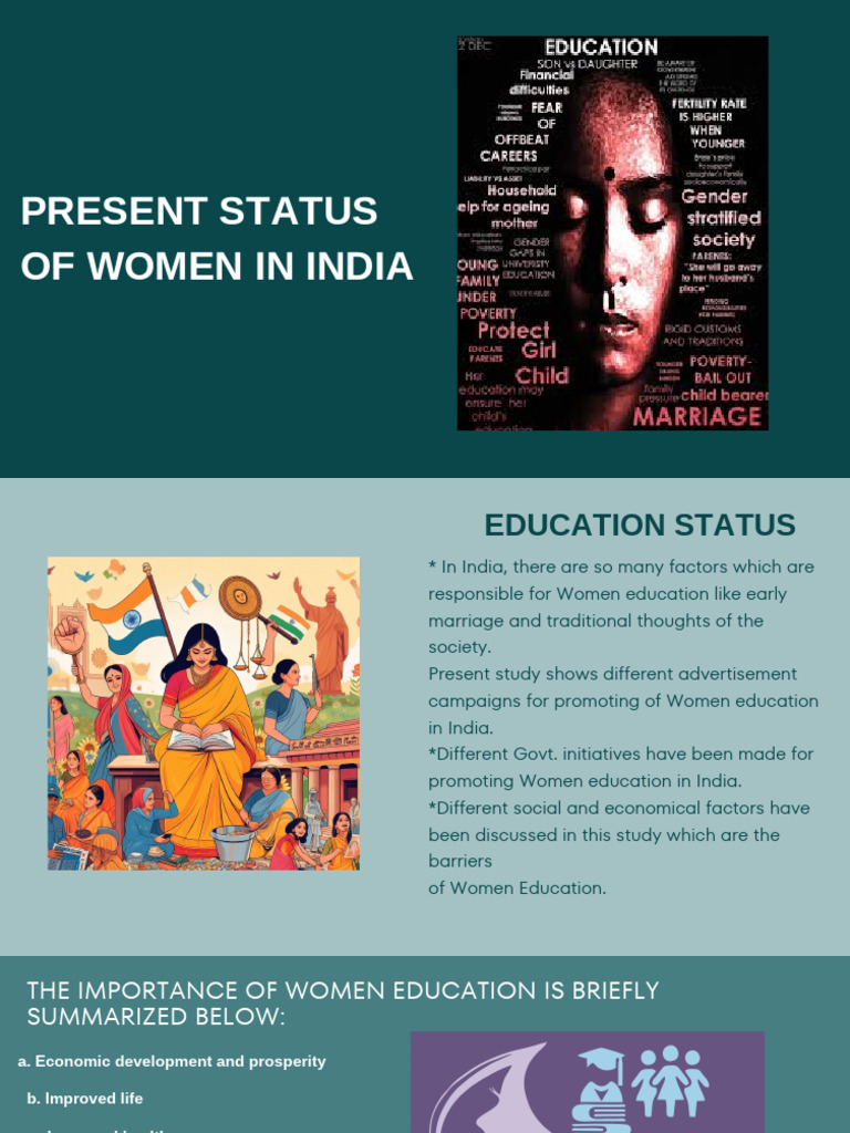 Present Status of Women in India | PDF | Sustainability | Empowerment