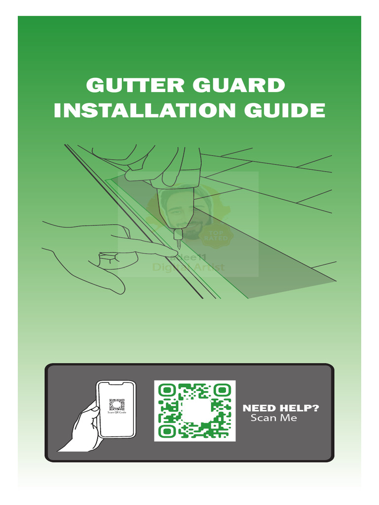 Gutter Guard Installation Guide | PDF | Roof | Screw