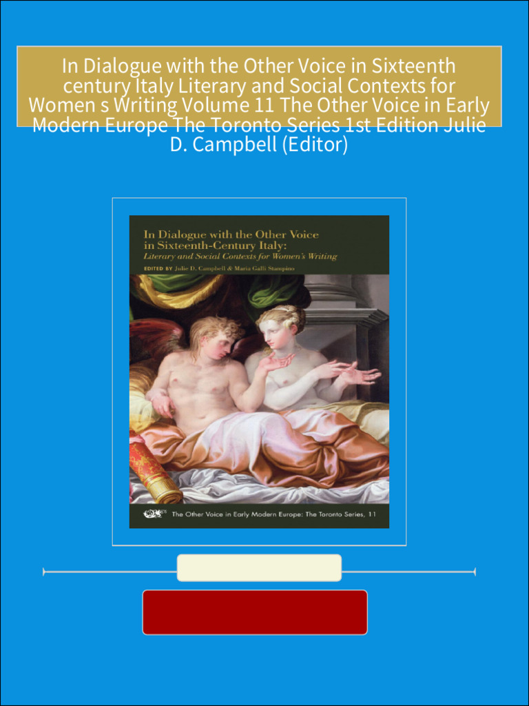  free pdf sample in dialogue with the other voice in sixteenth century