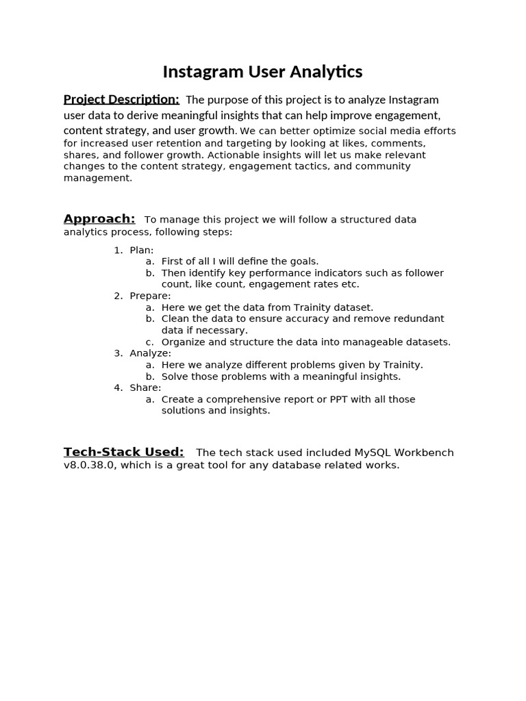 Instagram User Analytics | PDF | Analytics | Brand