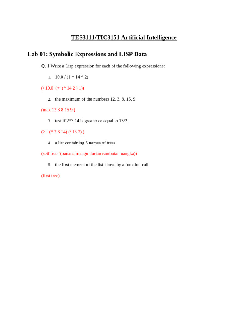 Lab01 | PDF