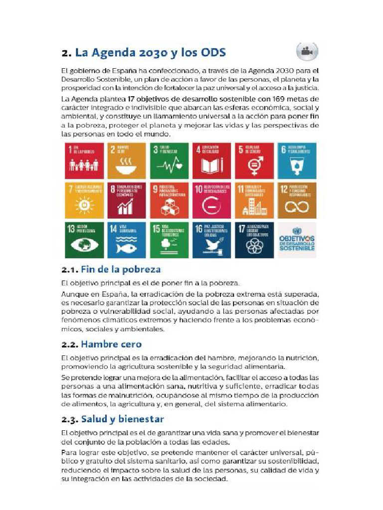 ODS Y AGENDA 2030-Complementario | PDF
