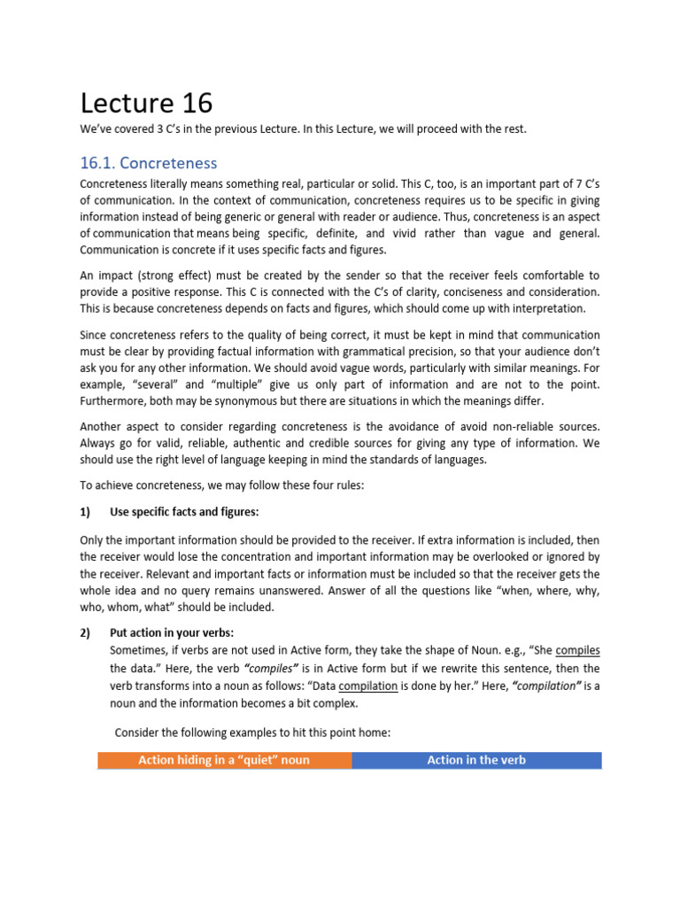 Hum120 Handouts Lecture16 Pdf Information Communication