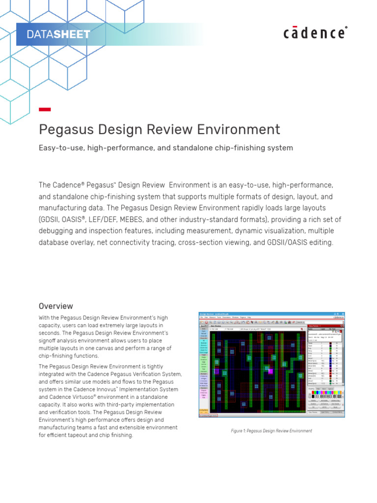 Cadence Pegasus Design Review Overview | PDF | Databases | Data