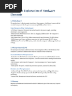 Computer Hardware Component Overview | PDF | Solid State Drive ...