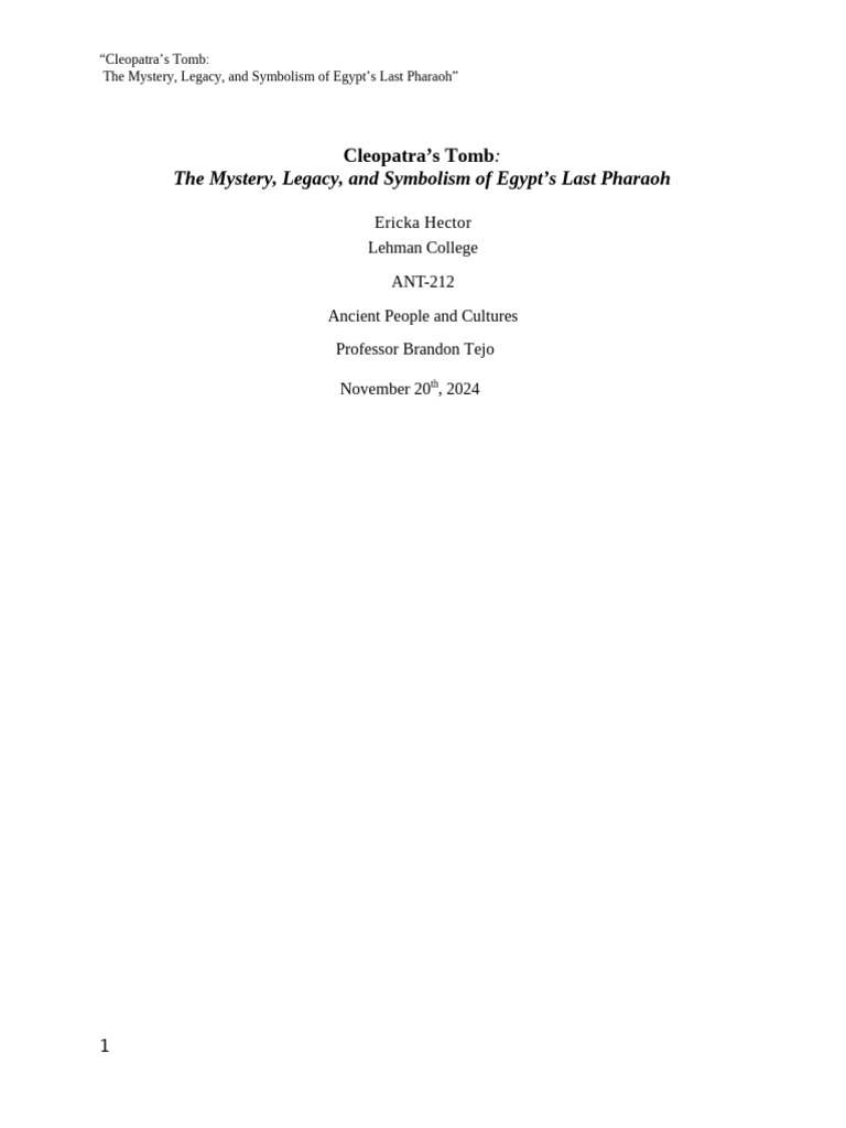 Rough draft cleopatra pdf ptolemaic kingdom cleopatra