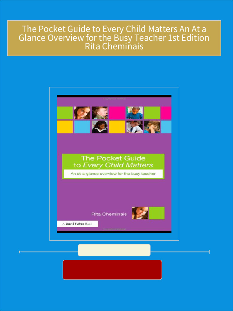 The pocket guide to every child matters an at a glance overview for the