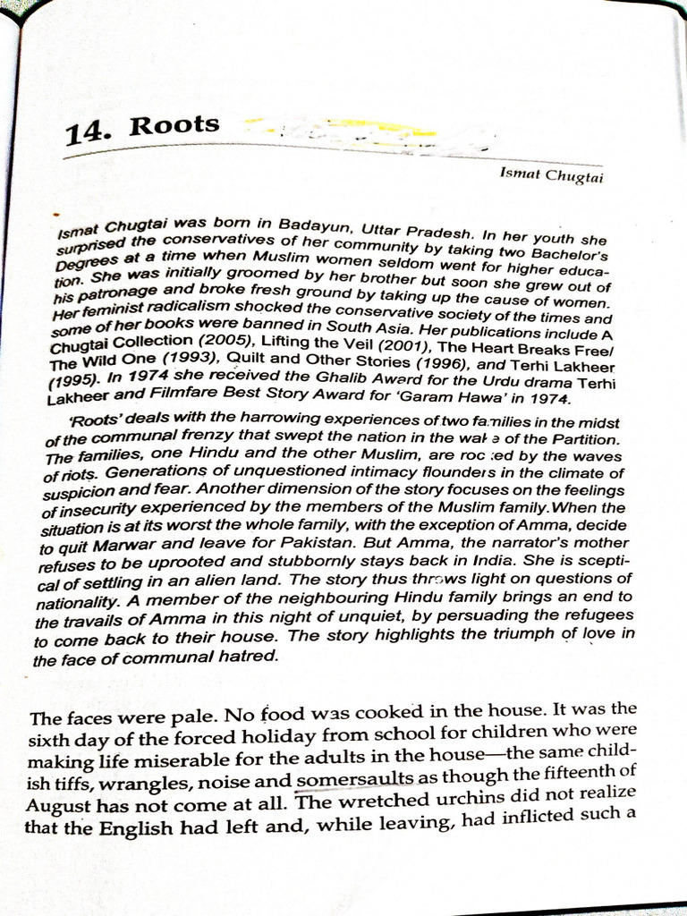 Roots Ismat Chugtai | PDF