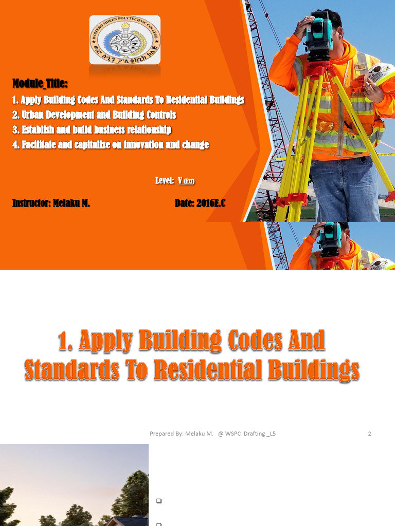 Building Codes for Ethiopian Homes | PDF | Accessibility | Building Code