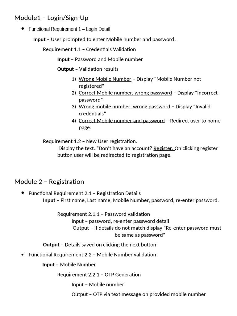 User Login, Registration, and Payment Process | PDF | Computing