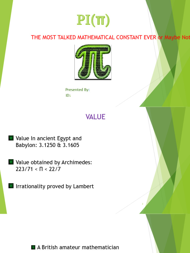 Fascinating Facts About Pi | PDF