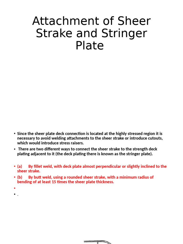 Sheer Strake and Stringer Plate Connections | PDF