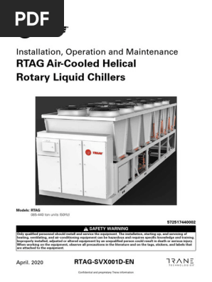 Trane Tech - RTAG - IOM - English - 2020april | PDF