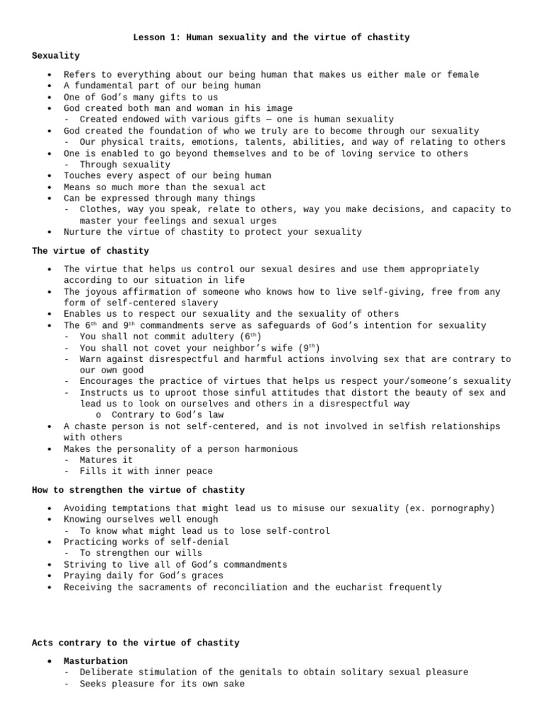 Cle Reviewer | PDF | Chastity | Justice