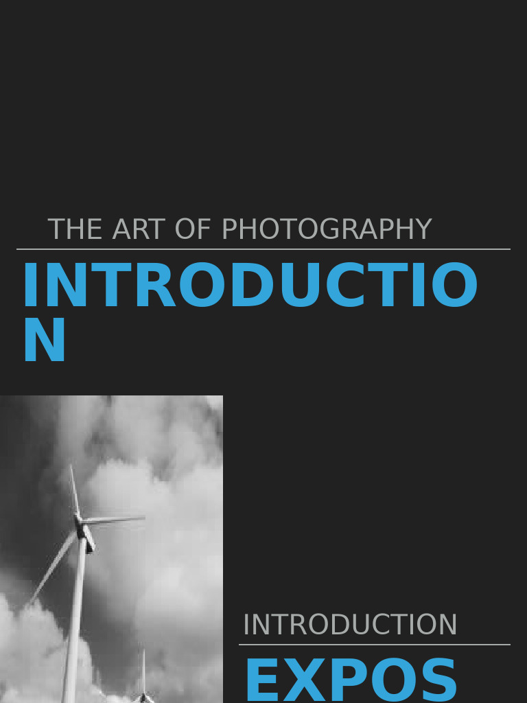 Understanding Photography Exposure Basics | PDF | Exposure (Photography ...