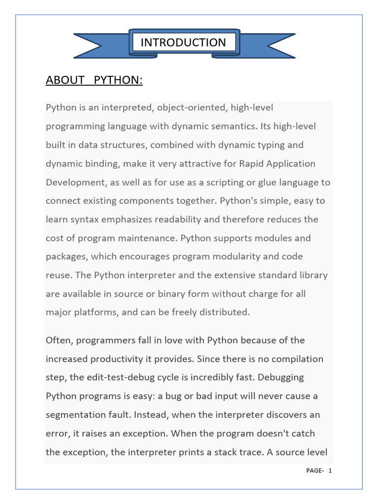 A Project Report On Bank Management System | PDF | My Sql | Python ...