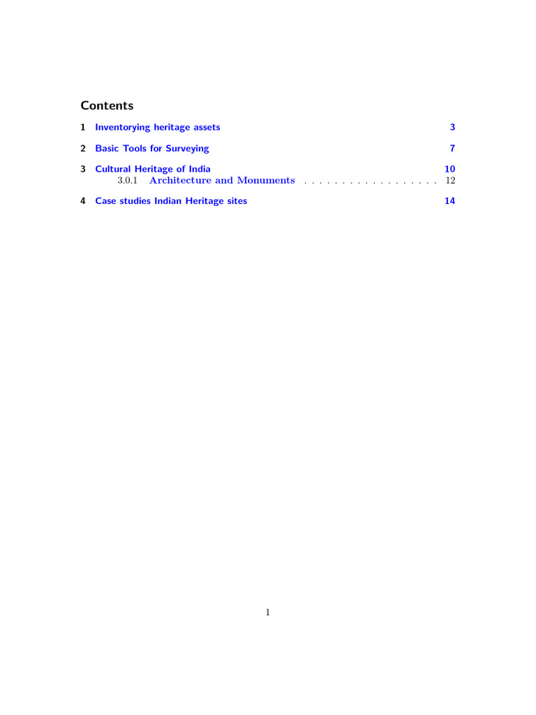 Cultural Heritage (1) | PDF | Cultural Heritage | Surveying
