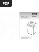 Download Manual Sanyo ASW-B80HT by Ferman Whitebird SN80505884 doc pdf