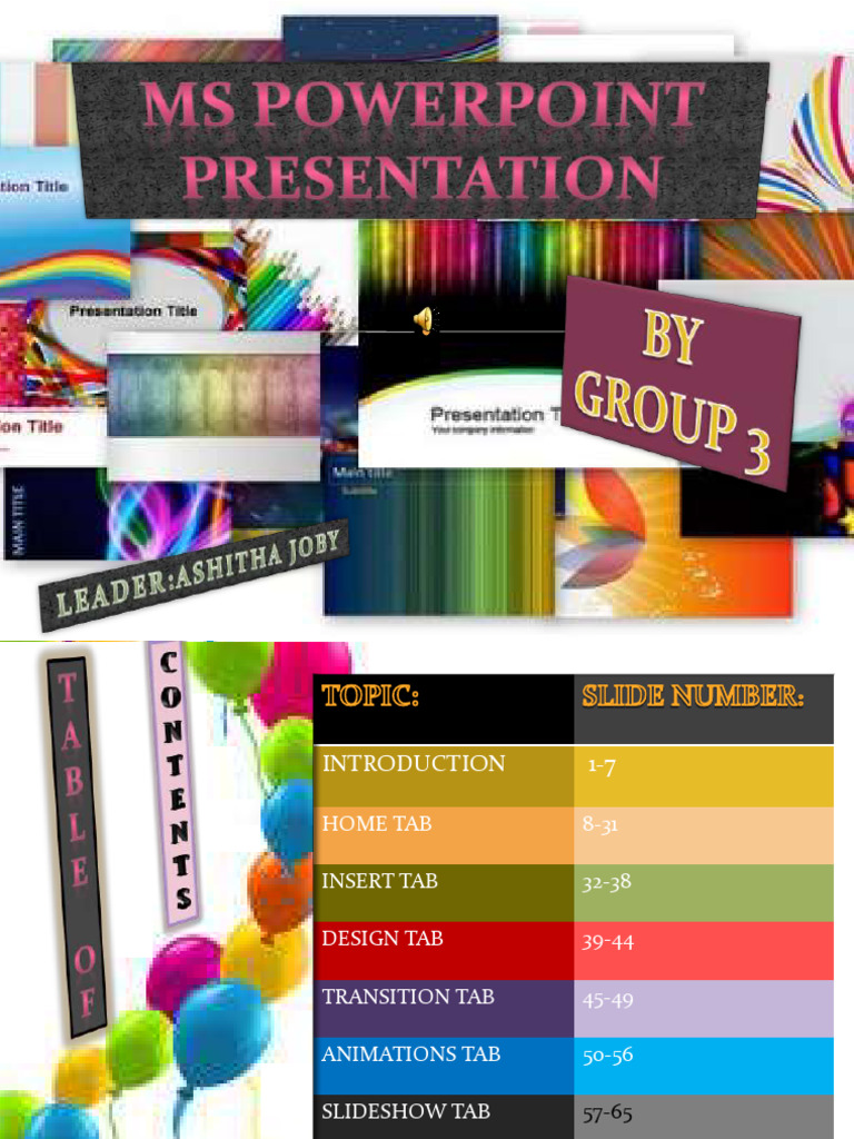 PowerPoint 2010 User Guide Overview | PDF | Page Layout | Microsoft ...