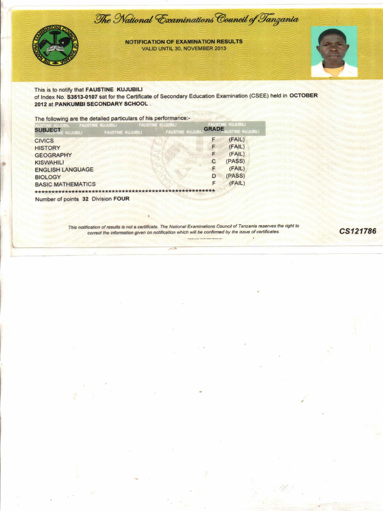 Form 4 Cert | PDF