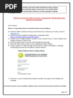 HDFC Bank Aadhaar Seeding Consent Form | PDF