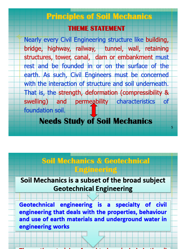 Soil Mechanics & Geotechnical Engineering | PDF | Geotechnical ...