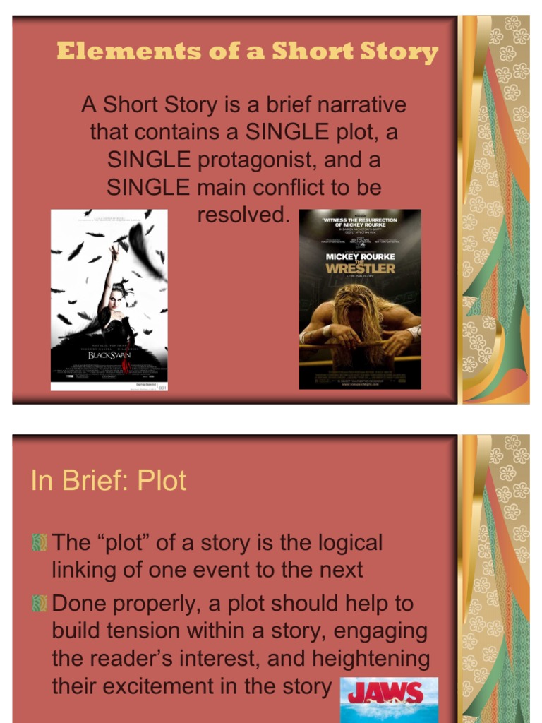 short story elements assignment