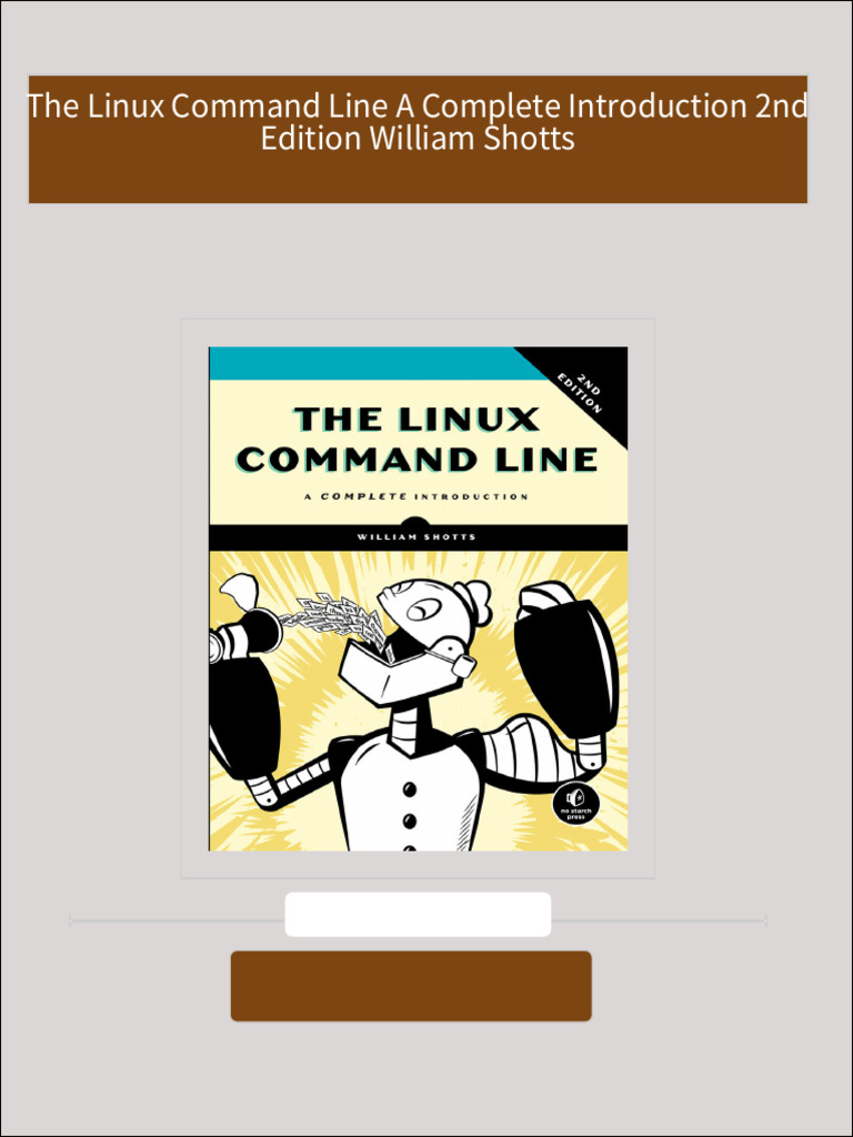 The Linux Command Line A Complete Introduction 2nd Edition William ...