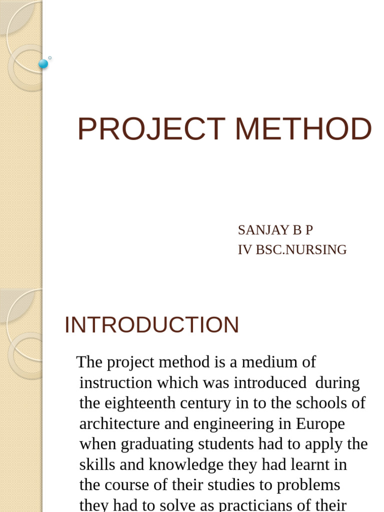 Project Method | PDF