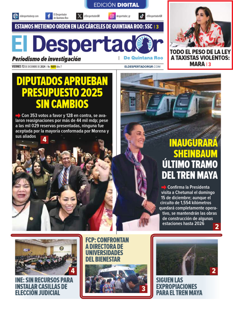 México - El Despertador de Quintana Roo FULL | PDF | Gobierno