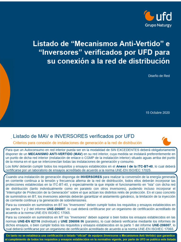 Inversores y MAV verificados por UFD | PDF | Electromagnetismo ...