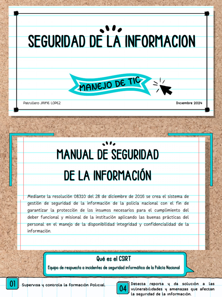 Manual de Seguridad de la Información | PDF | Seguridad de información ...