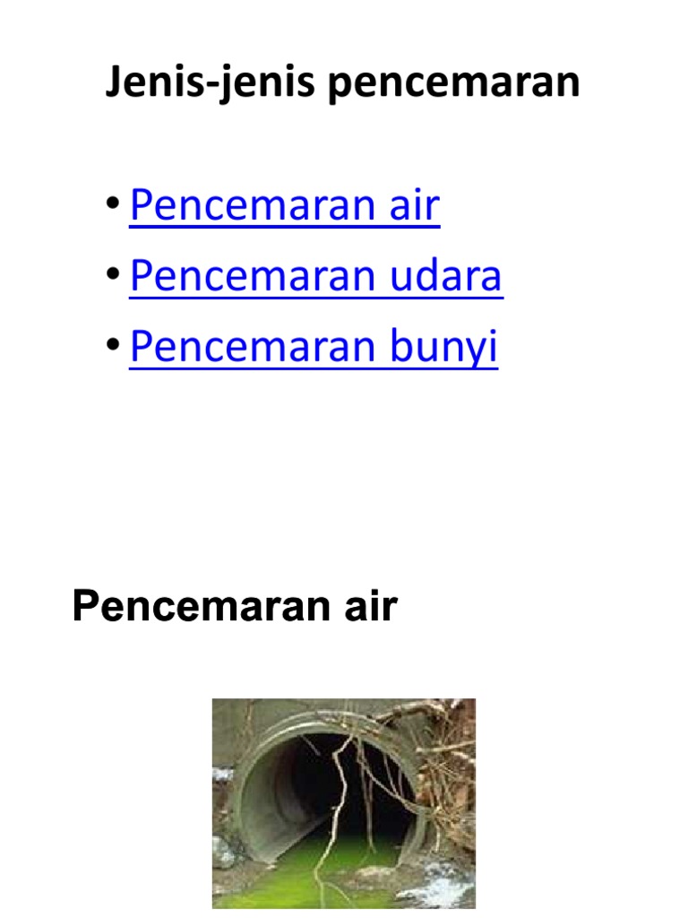 Jenis Jenis Pencemaran Pdf