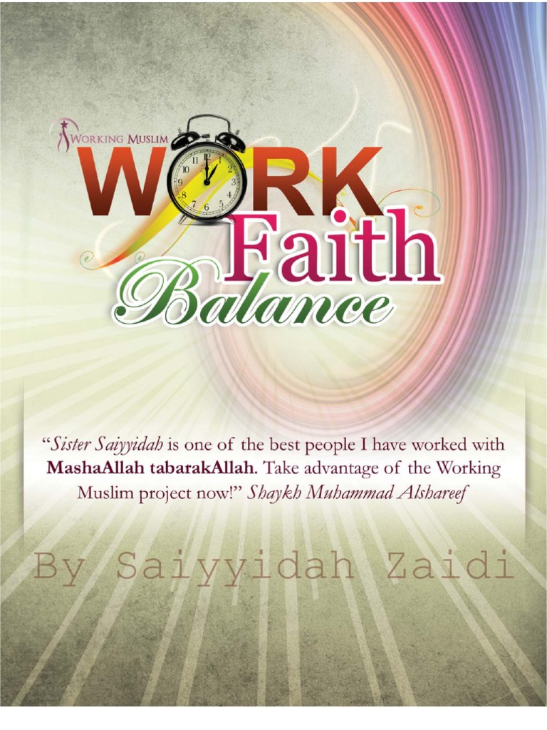 Work Faith Balance | PDF | Muhammad | Prophets And Messengers In Islam