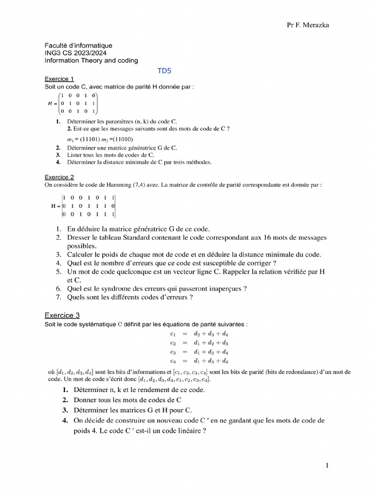 TD5 Ing3-2024 | PDF
